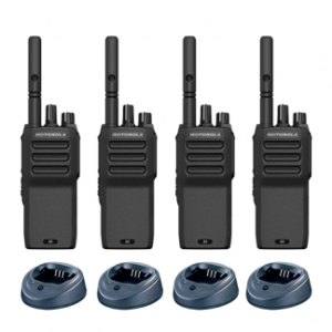 Motorola R2 Analogue Version Two Way Radio - Quad Pack
